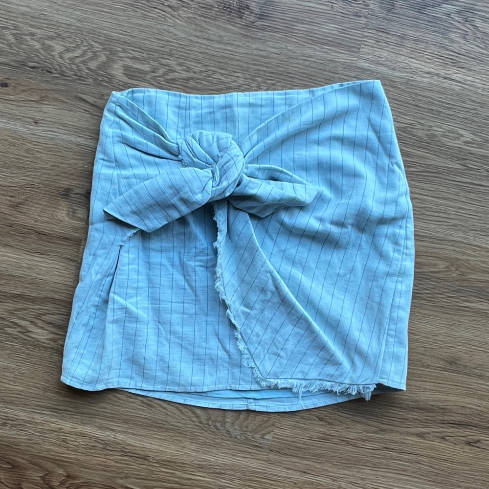 Pinstripe skirt